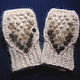 Women's knitted fingerless gloves Play with wool. Mitts. Warm Yarn. My Livemaster. Фото №5