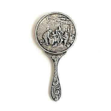 Винтаж ручной работы. Ярмарка Мастеров - ручная работа Винтаж: Винтажное зеркальце для сумочки, Дания.. Handmade.