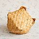Order Basket of bread from birch bark wicker. The candy bowl plate. BirchStyle. Livemaster. . Ware in the Russian style Фото №3
