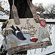 Bag 'snowy winter'. Classic Bag. bag_fevra (Fevra). Online shopping on My Livemaster.  Фото №2