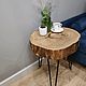 A coffee table from a saw cut. Tables. Mitkin_workshop. My Livemaster. Фото №4