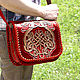 Handmade bag 'Celtic coat of arms' - color. Classic Bag. schwanzchen. My Livemaster. Фото №4