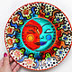 'Moon sunset and Southern night' plate on the wall. Plates. Art by Tanya Shest. My Livemaster. Фото №5