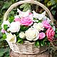 Wedding basket of soap roses, Soap, Rossosh,  Фото №1