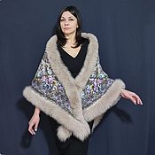 Аксессуары handmade. Livemaster - original item Pavlovoposadsky shawl 