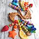 Прорезыватель 3 звука. Грызунки. Nursingbeads. Ярмарка Мастеров.  Фото №4