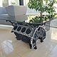 Столик из блока двигателя V8 с подсветкой, Столы, Казань,  Фото №1