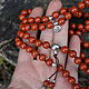 Rosary with red jasper video !Buddhism Mala of 8mm premium stones, Rosary, Pereslavl-Zalesskij,  Фото №1