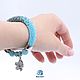 Браслет "Незабудка". Браслет из бусин. Blue Bird | Handmade Jewerly. Ярмарка Мастеров.  Фото №4