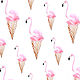 Supplex print 'Flamingo', Fabric, Moscow,  Фото №1