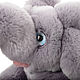 Elephant from natural fur. Stuffed Toys. Holich_toys. My Livemaster. Фото №5