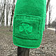 Order Green hooded scarf. Knitted fairy tales (empatik). Livemaster. . Hoods Фото №3