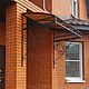 Кованый козырек над крыльцом, Навесы, Москва,  Фото №1