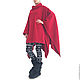 Poncho Cape dark red- CHILLY. Ponchos. BB60 STUDIO (orchideaboutique). Online shopping on My Livemaster.  Фото №2