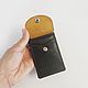 Genuine leather key holder with card slot. Housekeeper. MiTonA. Online shopping on My Livemaster.  Фото №2