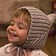 Вязаная детская шапка "Эльф" ручной работы, Шапки, Новосибирск,  Фото №1