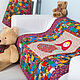 Manta-colcha oso Patchwork 120h160 cm. Baby blanket. Quilter Elena Mazurova. Ярмарка Мастеров.  Фото №9