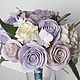 Wedding bouquet Tenderness. Flowers polymer clay handmade. Bouquets. Olga-art-flower. My Livemaster. Фото №6