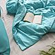 Turquoise bedding set. Bedding sets. Daria. Unique linen bedding sets. My Livemaster. Фото №4