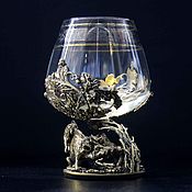 Посуда handmade. Livemaster - original item brandy glass. Boar. Handmade.