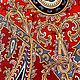  Морская царевна павловопосадский лоскут. Шерсть. КСЕНИЯ Павловский Посад лоскут. Интернет-магазин Ярмарка Мастеров.  Фото №2