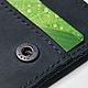 Men's wallet made of genuine leather Minimal. Wallets. Kirill Handwheel Studio. My Livemaster. Фото №4