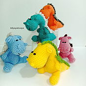 Куклы и игрушки handmade. Livemaster - original item Amigurumi dolls and toys: Dragon crochet. Handmade.