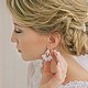 Earrings Wedding Bells, handmade lace tatting, Earrings, Novosibirsk,  Фото №1