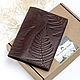 Brown Leather Passport Cover / Holder. Passport cover. Two Starlings. Online shopping on My Livemaster.  Фото №2