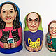 Copy of Custom nesting doll Portrait matryoshka 3 pieces, Dolls1, Moscow,  Фото №1