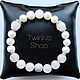 Delicate bracelet made of freshwater pearls and rose quartz, Bead bracelet, Moscow,  Фото №1