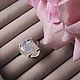 Кольцо с лунным камнем серебро. Кольца. Mineral Secrets - II. Интернет-магазин Ярмарка Мастеров.  Фото №2