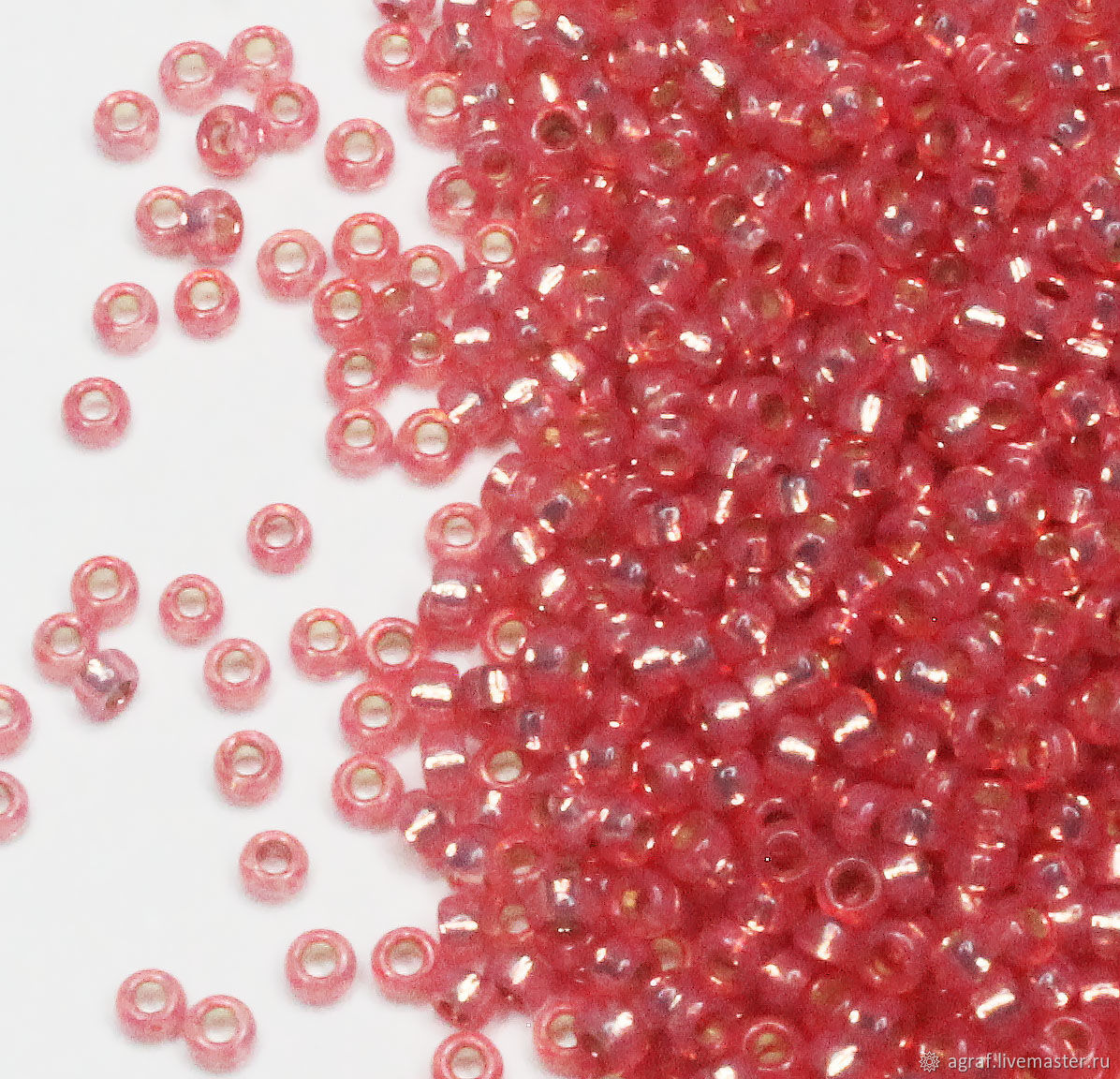 Miyuki Beads 15/0 678 Japanese Miyuki Beads Round 5 grams Pink, Beads, Solikamsk,  Фото №1
