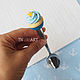 Tea spoon 'Star cake'. Spoons. Katy_Barysheva. My Livemaster. Фото №5
