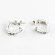 Pearl Ring Earrings 'Riddle' pearl wedding earrings. Earrings. Irina Moro. My Livemaster. Фото №5