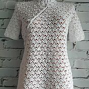 Одежда handmade. Livemaster - original item Short sleeve blouse in Japanese style. Handmade.