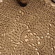 Carpet knitted from jute ' Square'', Carpets, Kaluga,  Фото №1