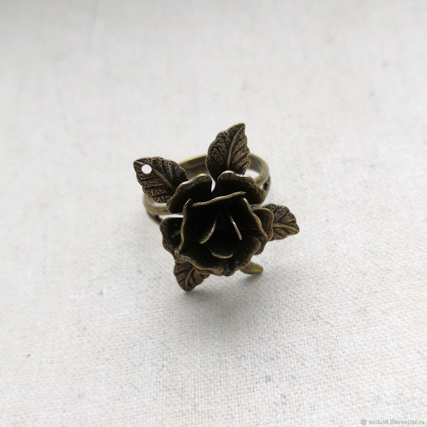 Основа для кольца Роза. Кольцо безразмерное в интернет-магазине на ...