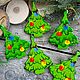 Елочная игрушка из дерева" Елочка"11 см ручная работа, Елочные игрушки, Москва,  Фото №1