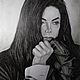  Майкл Джексон Michael Jackson графика графитовый карандаш, Картины, Москва,  Фото №1