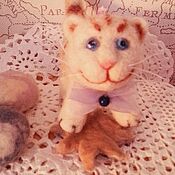 Куклы и игрушки handmade. Livemaster - original item Garcia the cat made of wool.. Handmade.