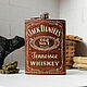 Фляжка обтянутая кожей с рисунком Jack Daniel’s, Подарочные фляги, Мурманск,  Фото №1