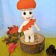Мастер-класс по вязанию игрушки "Грибочки". Мастер-классы. ogura_amigura. Ярмарка Мастеров.  Фото №6