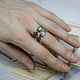 Order Silver ring with the 'Mira' opal'. Unusual Gemstone Jewelry. Livemaster. . Rings Фото №3