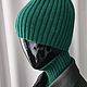 Комплект из шапки и снуда. Комплекты головных уборов. Knit-store. Ярмарка Мастеров.  Фото №6