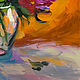 Bright flowers in oil on canvas | Painting with a palette knife. Pictures. pirogov-maxim. My Livemaster. Фото №6