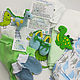 Динозаврик - Подарочный бокс для младенца, Baby box. Подарок новорожденному. Кошака~Вышивака. Ярмарка Мастеров.  Фото №4