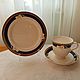 Винтаж: Royal Orchid Bone China трио фарфор, винтаж. Кружки винтажные. Vintage Boutique. Интернет-магазин Ярмарка Мастеров.  Фото №2