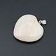 Mother of pearl white-pink heart 22h22 mm. Pendant. yakitoriya. Online shopping on My Livemaster.  Фото №2