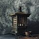 Large Japanese Lantern Lantern Wooden Antique Lantern. Candlesticks. 'My s Muhtarom'. My Livemaster. Фото №6